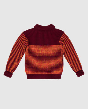 Gucci Children's burgundy wool sweater 615399XKBEF