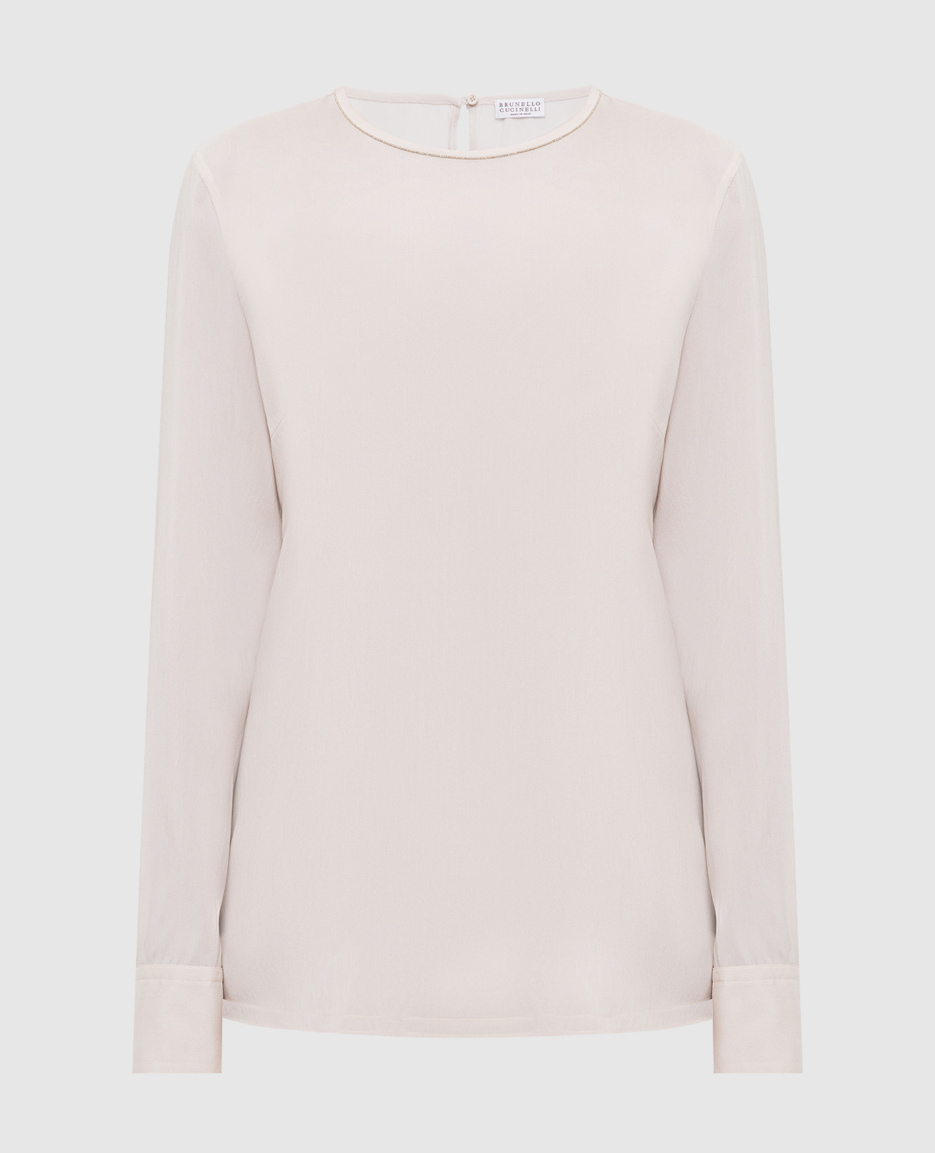 

Light beige silk blouse Brunello Cucinelli