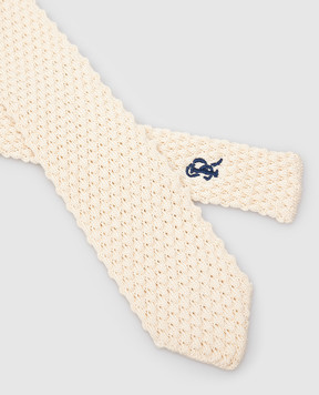 Stefano Ricci Children's light beige silk tie YCRMTSR1400