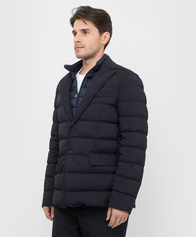 Moncler Ferrandier navy down jacket 1A0017253132 buy with Sweden delivery at Symbol