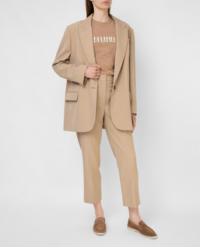 Brunello Cucinelli Beige wool jacket MA0332242P