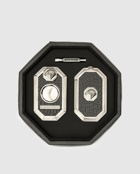 Stefano Ricci A set of cigar accessories in a case OMACSIG01OMTGSIGPSN