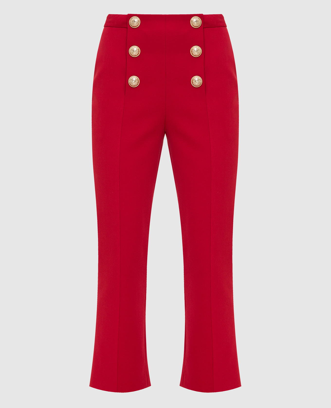 

Red wool trousers Balmain