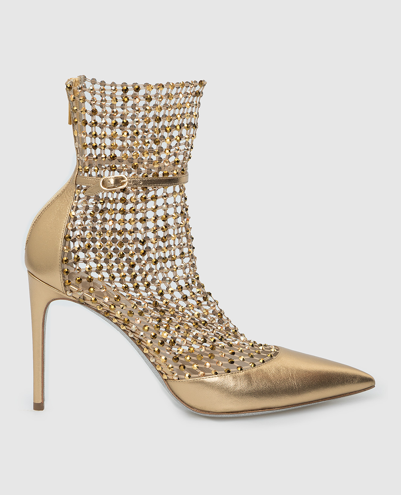 

Gold-tone Galaxia leather pumps with crystals Rene Caovilla, Golden