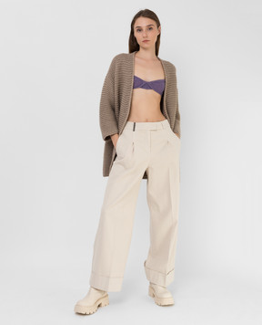 Khaite Eda Lilac Cashmere Top 8252605