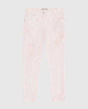 Ermanno Scervino Baby pink jeans PL041014