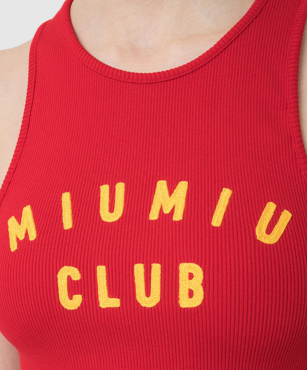 Miu Miu - Red top MJT6281YF6 - shop with Czech Republic