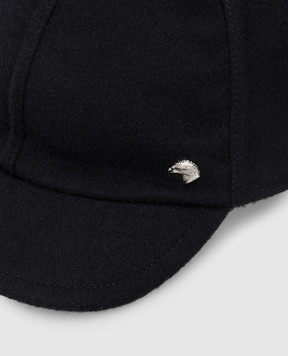 Stefano Ricci Children's cashmere cap with emblem YVF5511PMA18