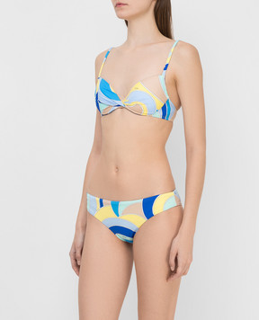 PUCCI Yellow swimsuit top 1EMX251E787
