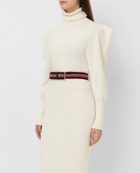 Philosophy di Lorenzo Serafini Red knitted belt A30085714