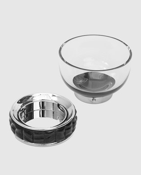 Lorenzi MIlano Dark brown small oryx horn salad bowl 725521