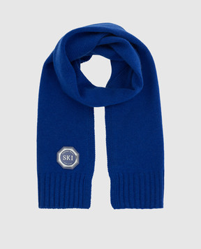 Stefano Ricci Baby blue cashmere scarf YAK6S10SCIF6SA04