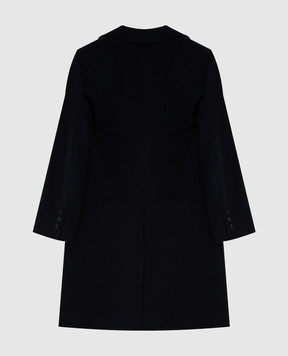 Stefano Ricci Children's dark blue cashmere coat Y1ZF992000HC3998