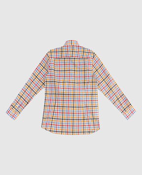 Stefano Ricci Children's checkered shirt YC004475LJ1871