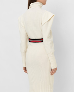 Philosophy di Lorenzo Serafini Red knitted belt A30085714