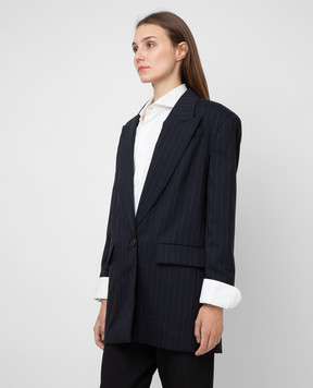 Brunello Cucinelli Striped wool jacket MB0252270P