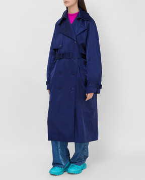 Balenciaga blue trench coat 659054TKO30