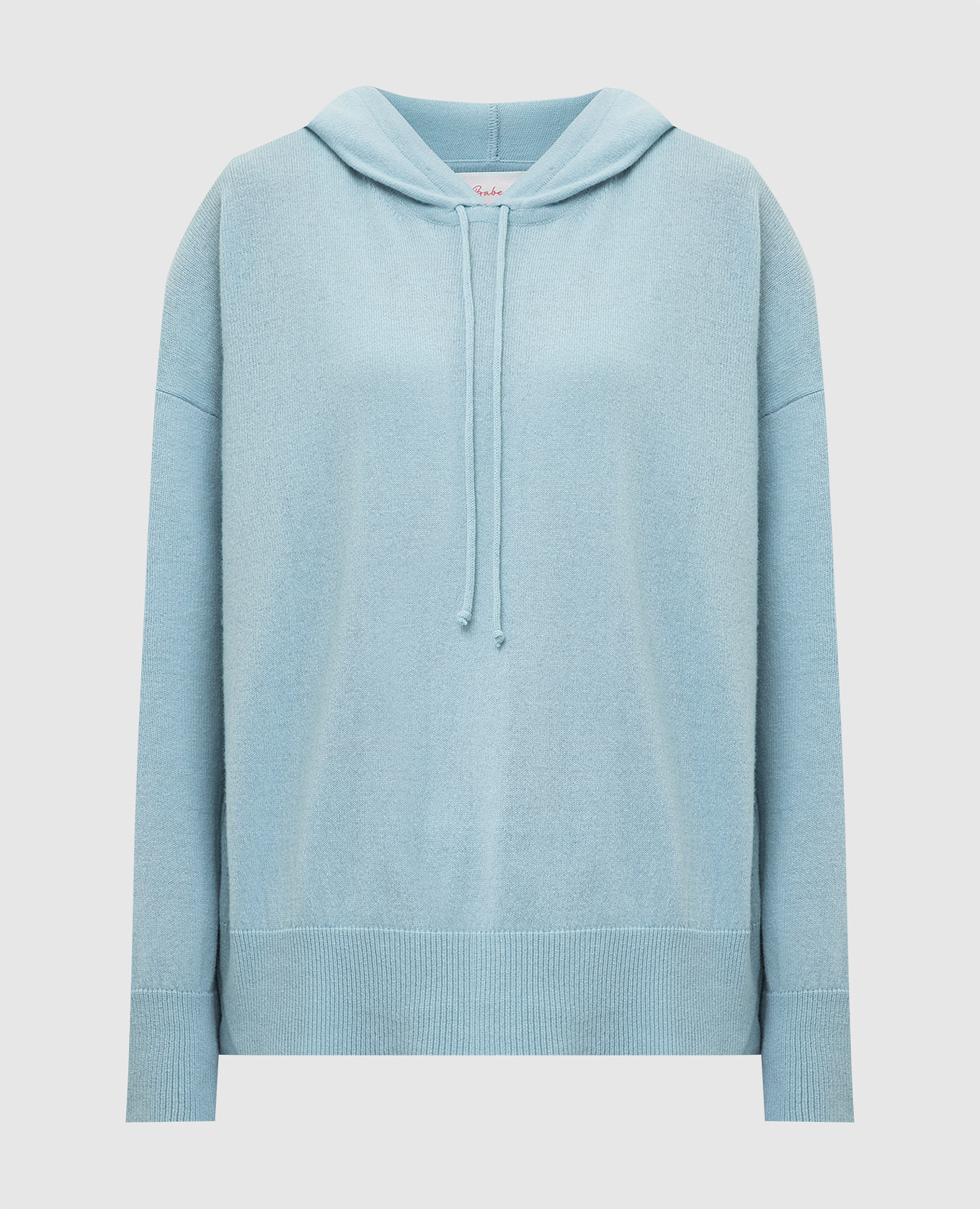 

Blue wool and cashmere hooded jumper Babe Pay Pls, Light blue