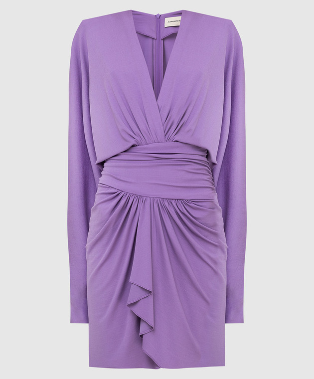 ALEXANDRE VAUTHIER Lilac dress with drapery 214DR15051029 shop