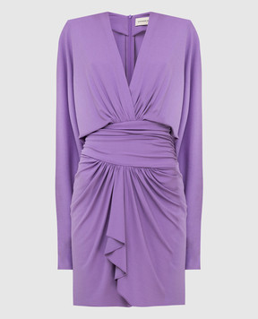 ALEXANDRE VAUTHIER Lilac dress with drapery 214DR15051029