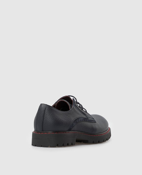 Stefano Ricci Children's leather derbies YRU04G8066RESD
