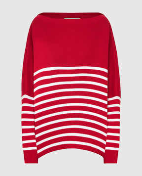 Valentino Striped jumper with logo pattern WB3KC24F6H0