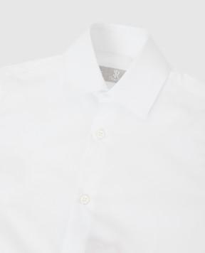 Stefano Ricci Children's white shirt YC004175M1450