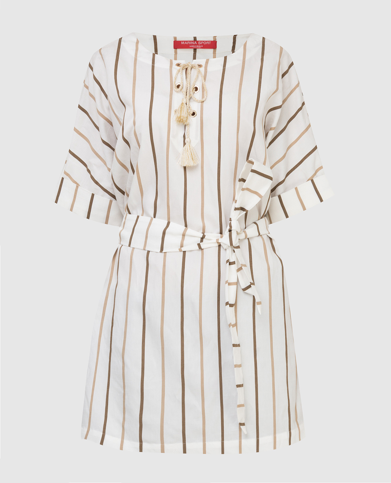 

White striped tunic Marina Sport by Marina Rinaldi