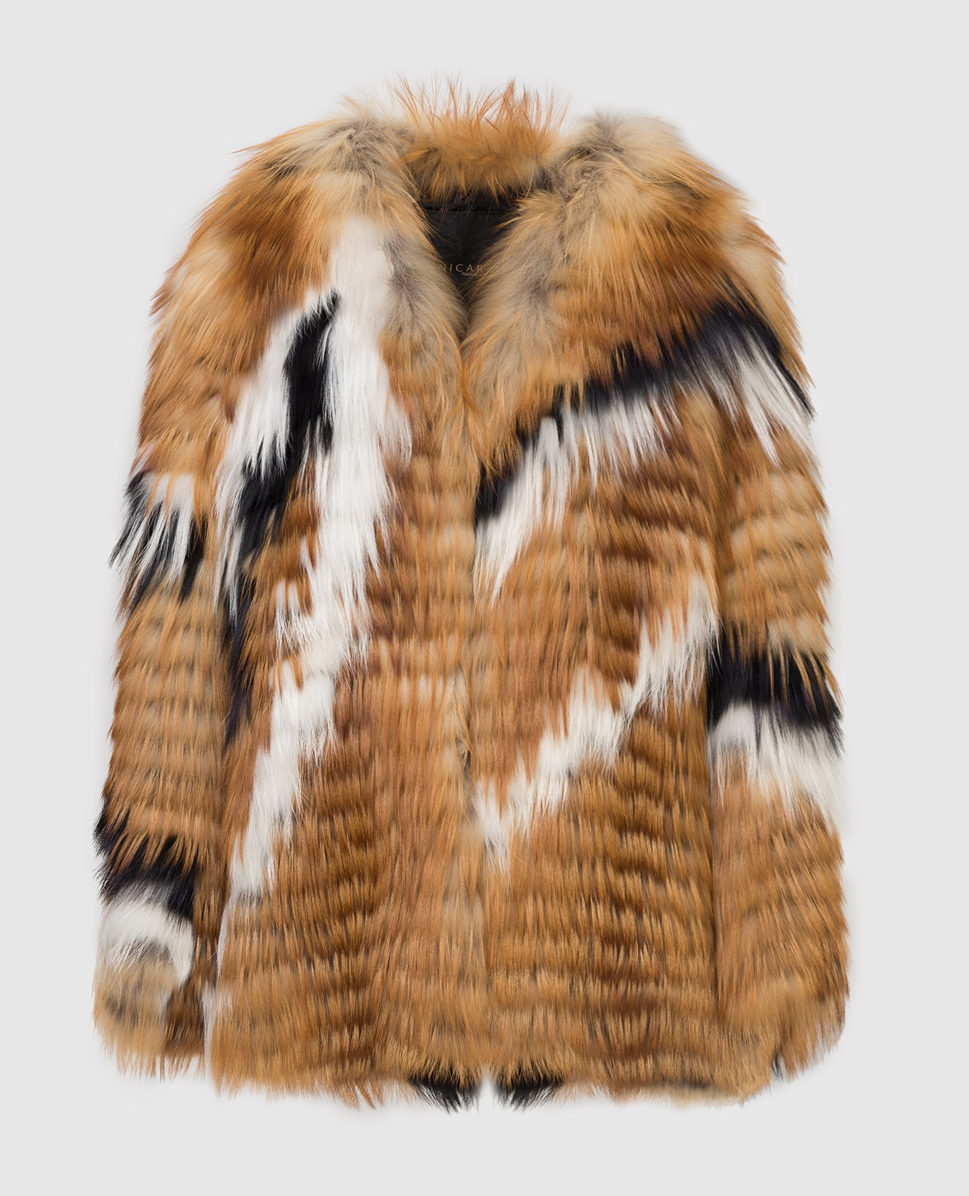 

Fox fur coat Rindi, Orange