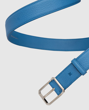 Stefano Ricci Children's light blue leather belt Y301VDA316P