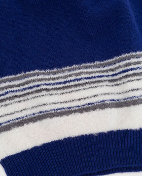 Stefano Ricci Patterned cashmere and wool children's hat KYS8305CUFSY6485
