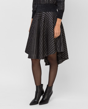 Alaia Checkered skirt 6E9J181RM236