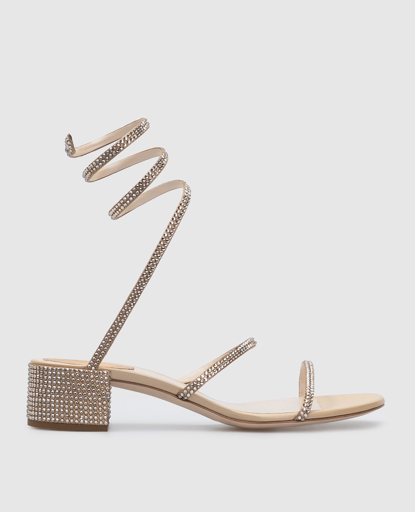 Rene Caovilla - Cleo Beige Sandals in Crystals C08671040 - shop
