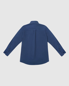 Stefano Ricci Children's dark blue shirt YC002321EX1500
