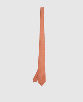 Stefano Ricci Children's silk set of a tie and a scarf in a pattern YDH31029