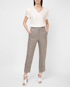 Brunello Cucinelli Linen trousers MF576P6973