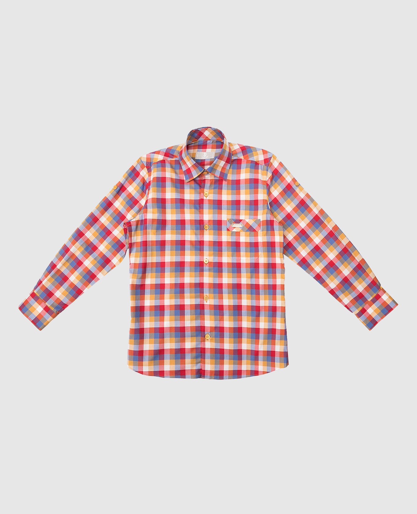 

Children's red plaid shirt Stefano Ricci