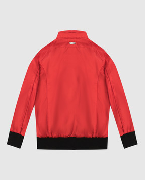 Stefano Ricci Children's red jacket in a pattern YUJ8200050HN0036