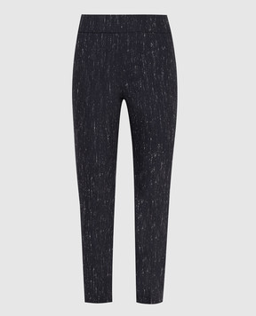 Fabiana Filippi Navy blue trousers PAD260W875