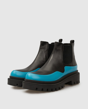 Babe Pay Pls Leather chelsea with contrast panel 7733035