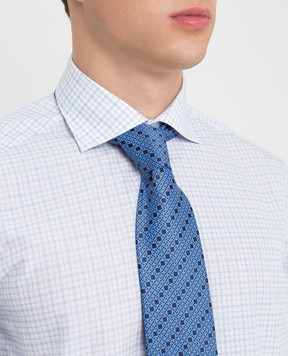 Stefano Ricci Blue patterned silk tie CH31042