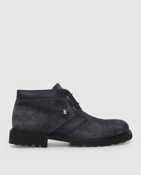 Stefano Ricci Baby suede desert boots YRU04G860SDVH