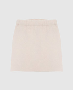 Fendi Children's light beige wool and cashmere skirt JFG084AG2P12