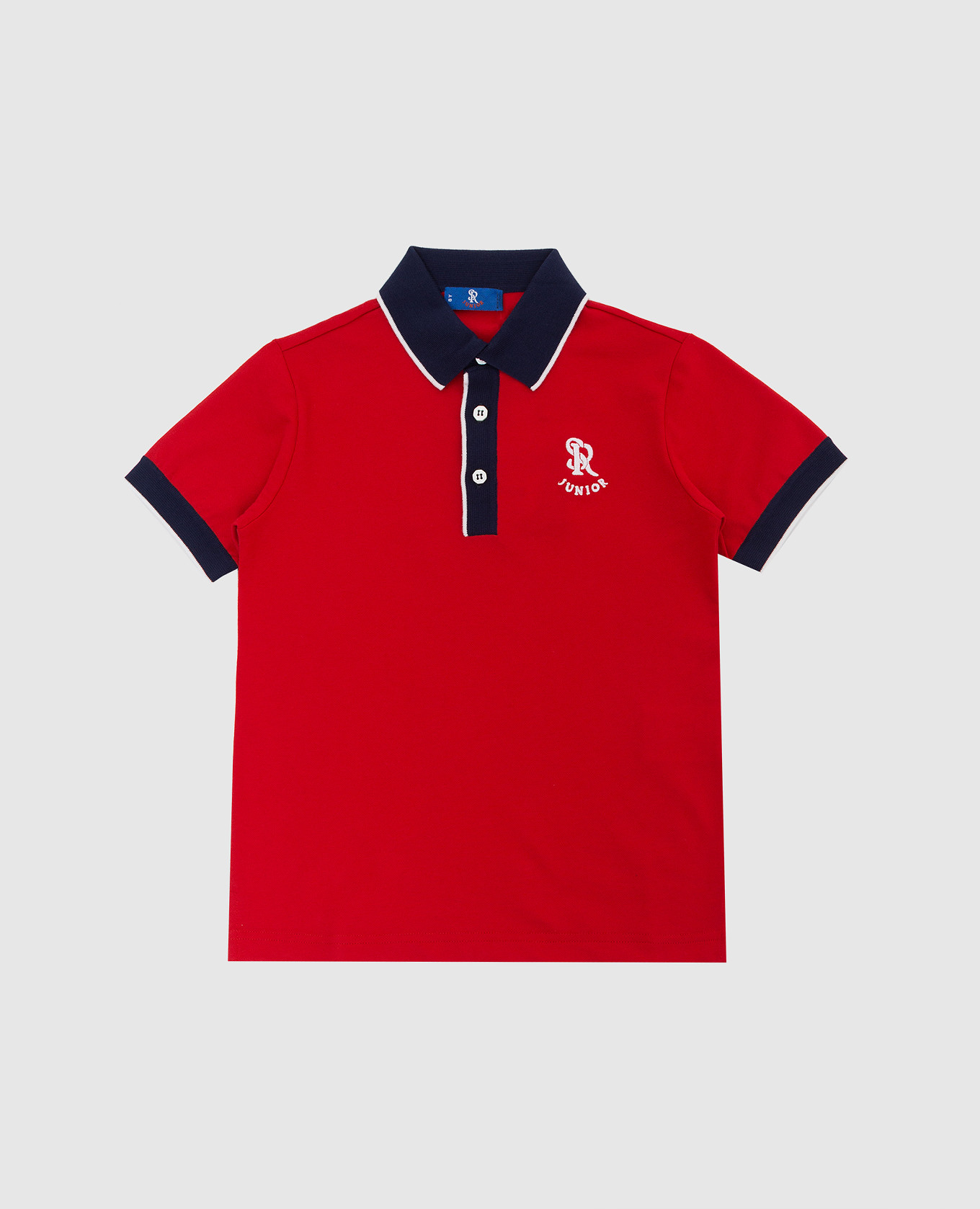 

Children's red polo with embroidery Stefano Ricci