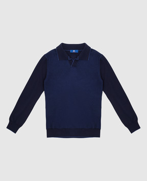 Stefano Ricci Children's dark blue polo KY15000PSLY21150