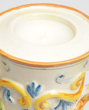 Dolce&Gabbana Yellow porcelain candlestick PCN003PCN00