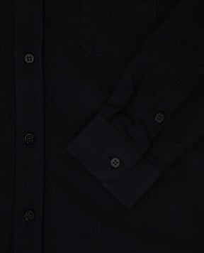 Stefano Ricci Children's black corduroy shirt YC004159S1804