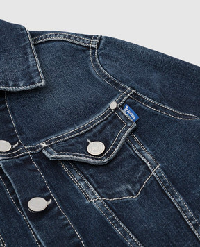 Stefano Ricci Children's blue denim jacket YSJ72050101626