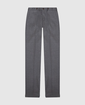 Stefano Ricci Children's gray wool trousers Y3T0900000W610