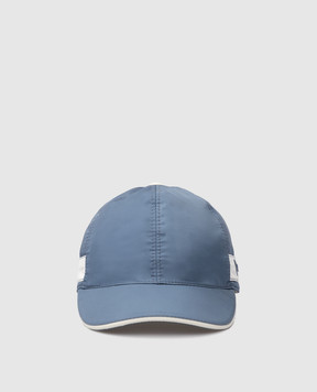 Stefano Ricci Children's blue cap with logo YVF5357GF0007
